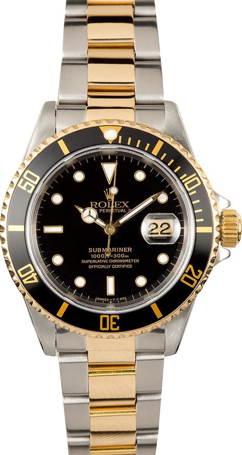 rolex goud zwart